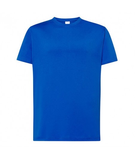 Kortærmet Herre T-shirt - Ens Farvet - Bomuld