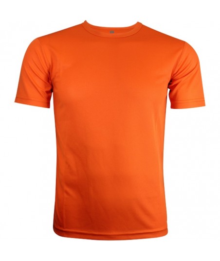 Kortærmet Funktionel Herre T-shirt - Ens Farvet - RESTLAGER