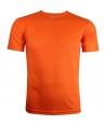 Kortærmet Funktionel Herre T-shirt - Ens Farvet - RESTLAGER