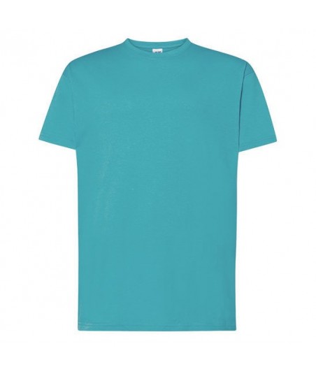 Kortærmet Herre T-shirt - Ens Farvet - Bomuld