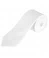 7 cm Hvid Slips - Ens Farvet