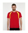 NATH Kortærmet Herre Trænings T-shirt - To Farvet