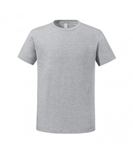 Kortærmet Herre T-shirt i Bomuld - Ens Farvet - RESTLAGER