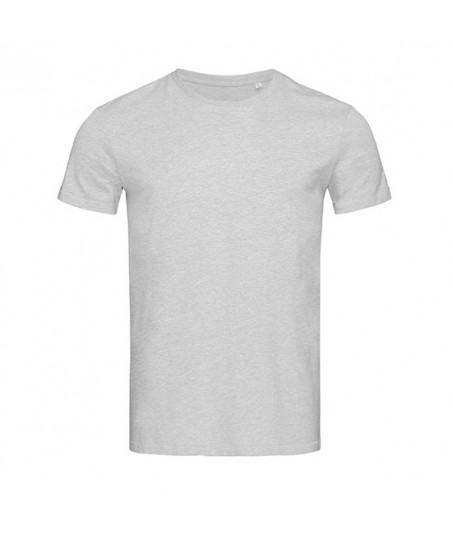 Økologisk Kortærmet Herre T-shirt - Blød Meleret