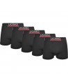 GIANVAGLIA Mikrofiber Herre Boxershorts - SORT - 5 stk pak
